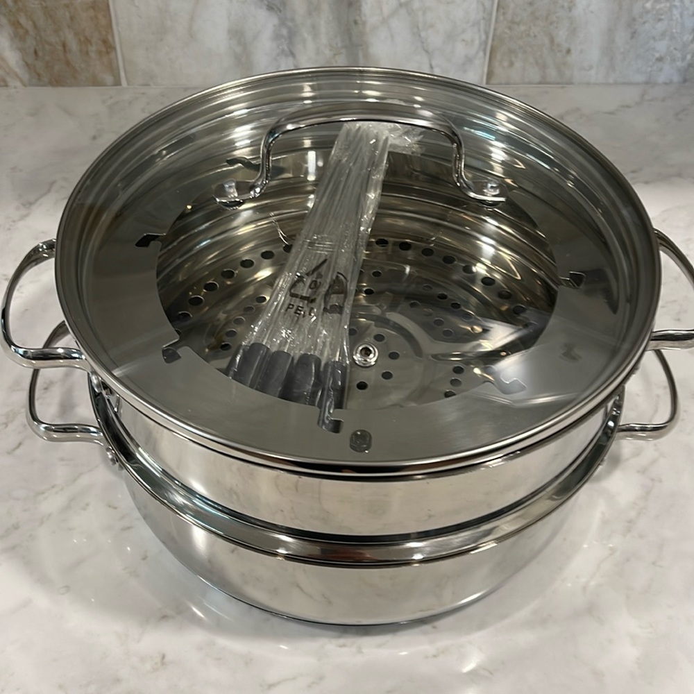 New 3.5 Nuwave Stainless Steel Fondue pan